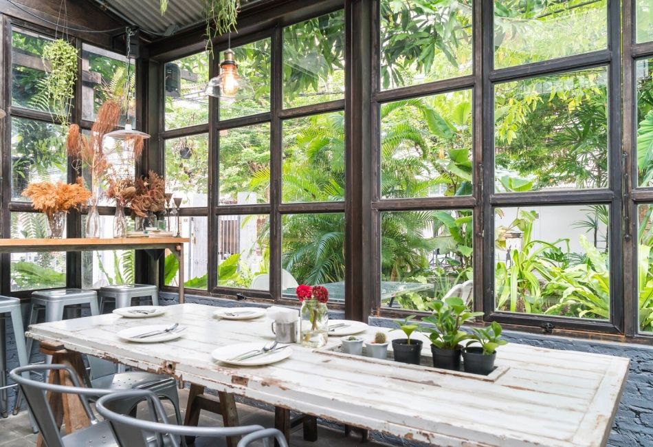 garden-kitchen ต่อเติมครัวข้างบ้านแบบโปร่ง